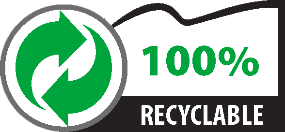 100% recyklovatelné