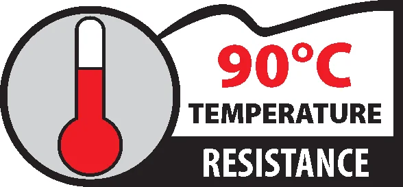 Odolnost do 90 °C