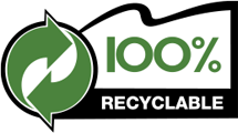 100% recyklovatelné